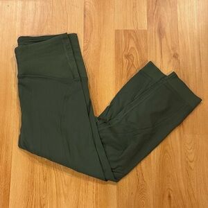 Lululemon Train Free High-Rise Crop- Algae green